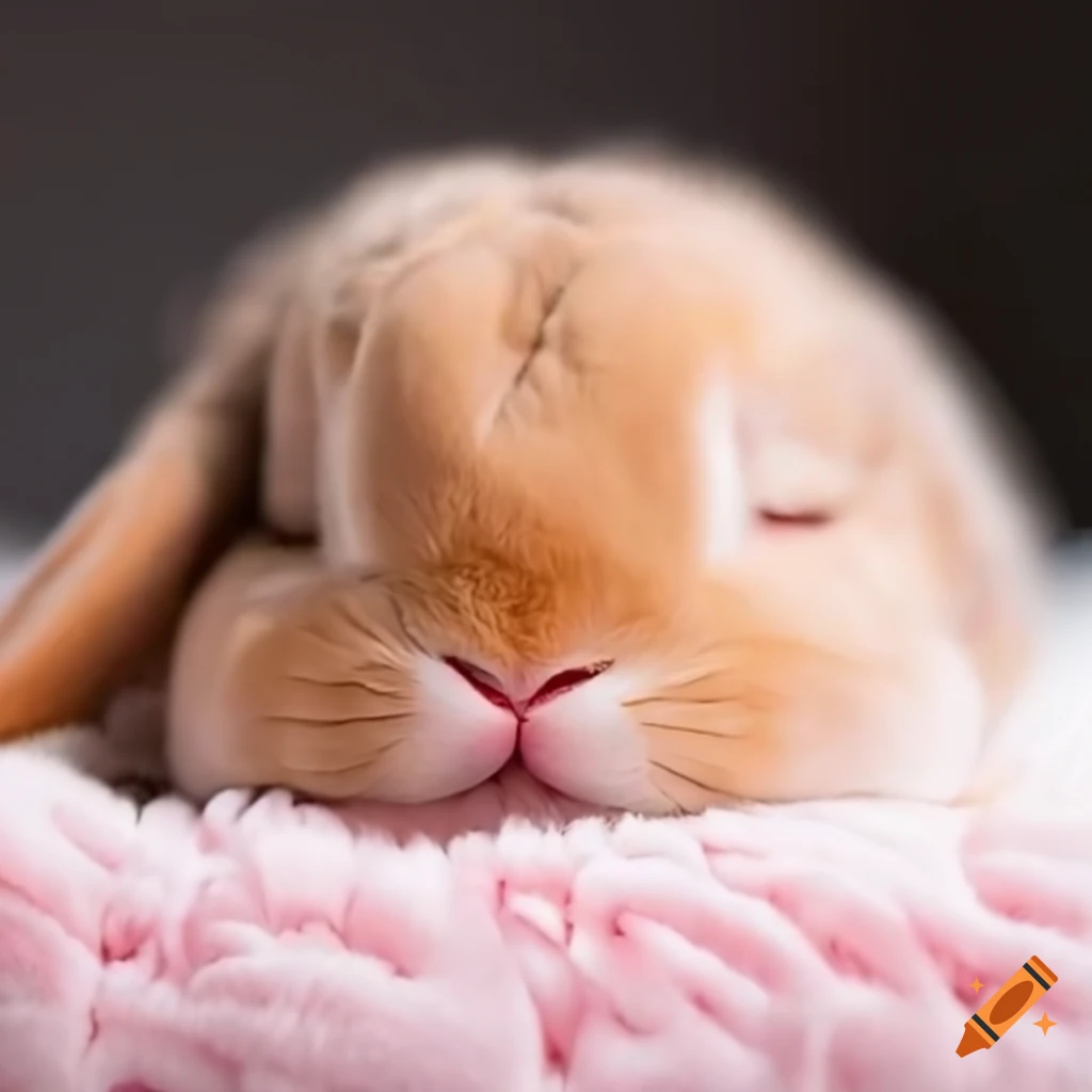 Sleeping Bunny - Cute Baby Animals