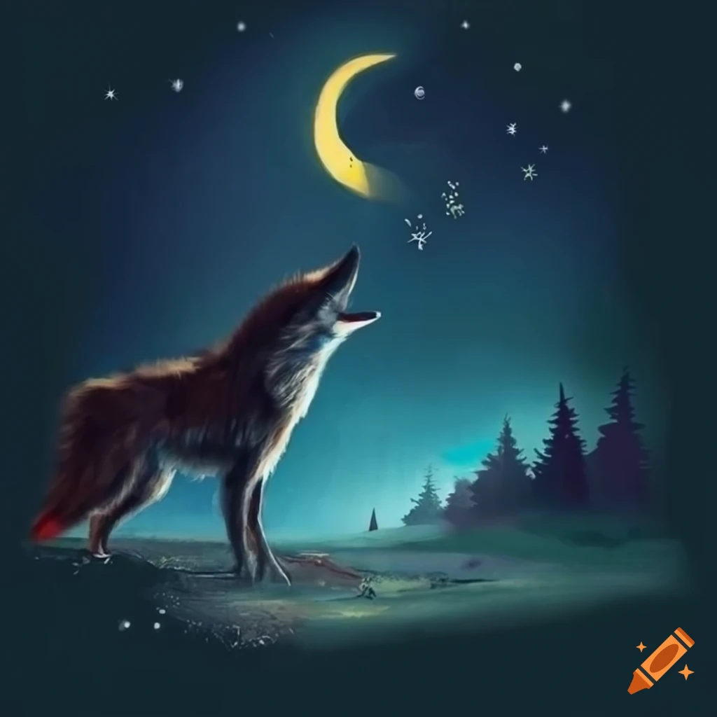Carte De No l With A Wolf In The Night On Craiyon carte-de-no-l-with-a-wolf-in-the-night-on-craiyon