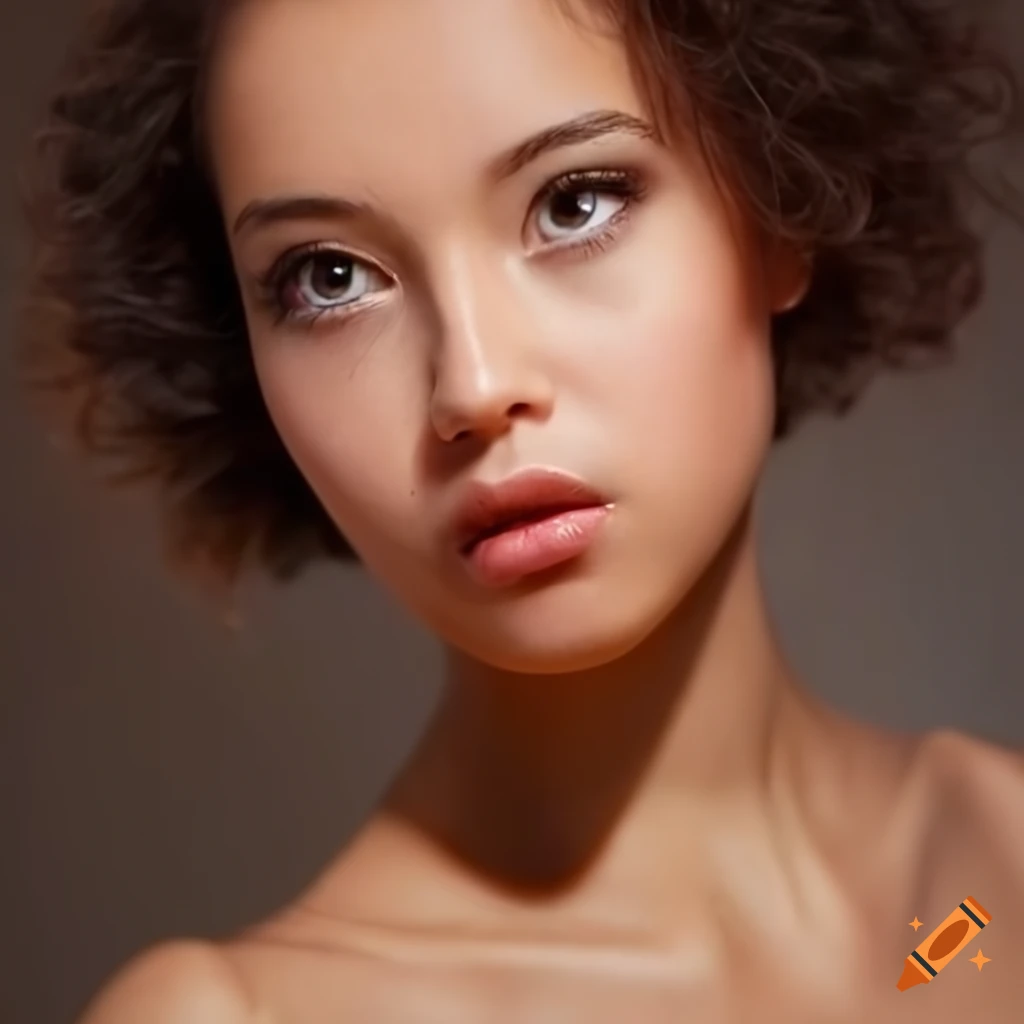 close-up portrait of a stunning young woman