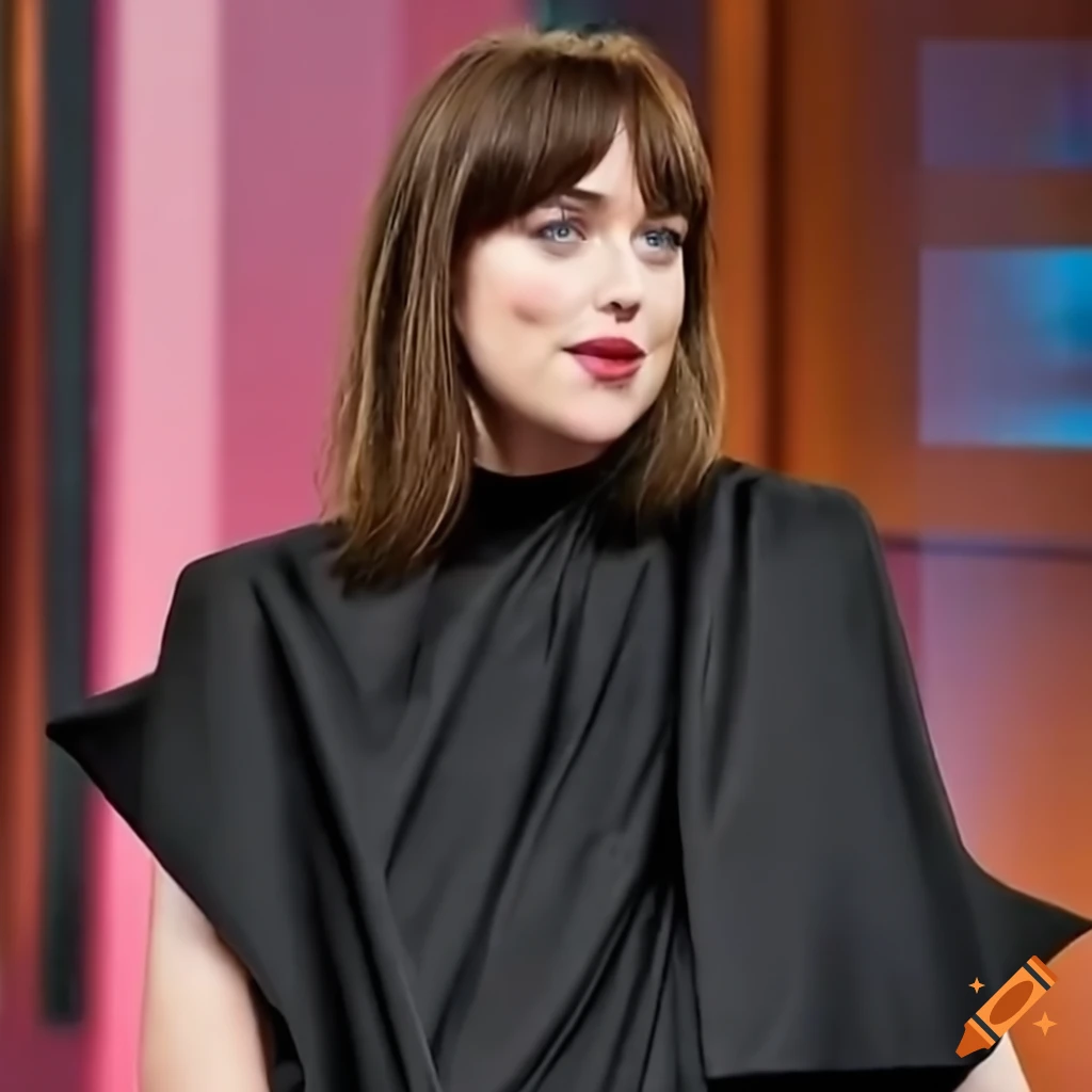 Dakota Johnsons Hair Transformation On A Live Talk Show 
