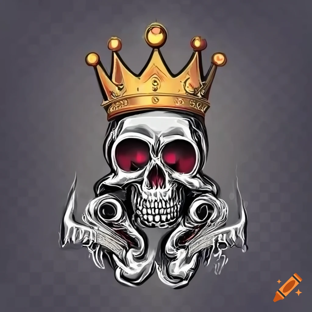 kingspade skull logo