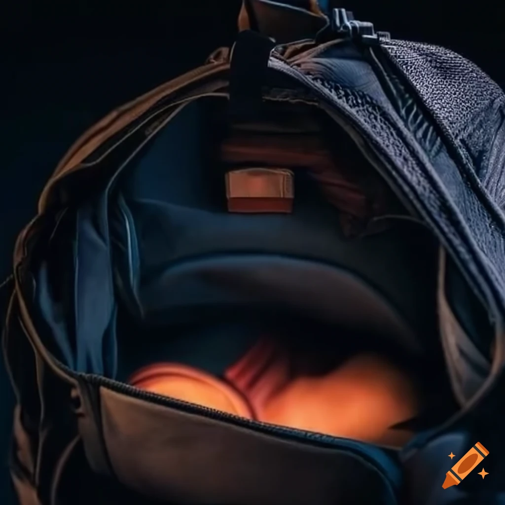 backpack with built-in power source