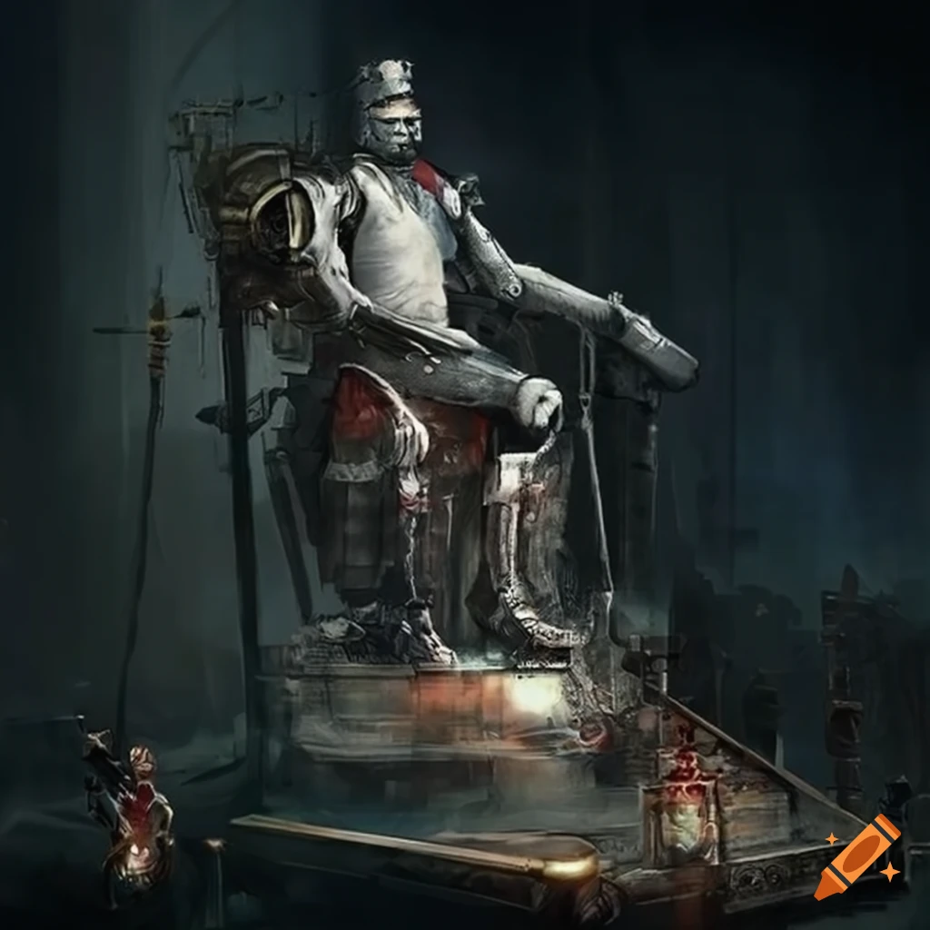 futuristic depiction of robotic Napoleon