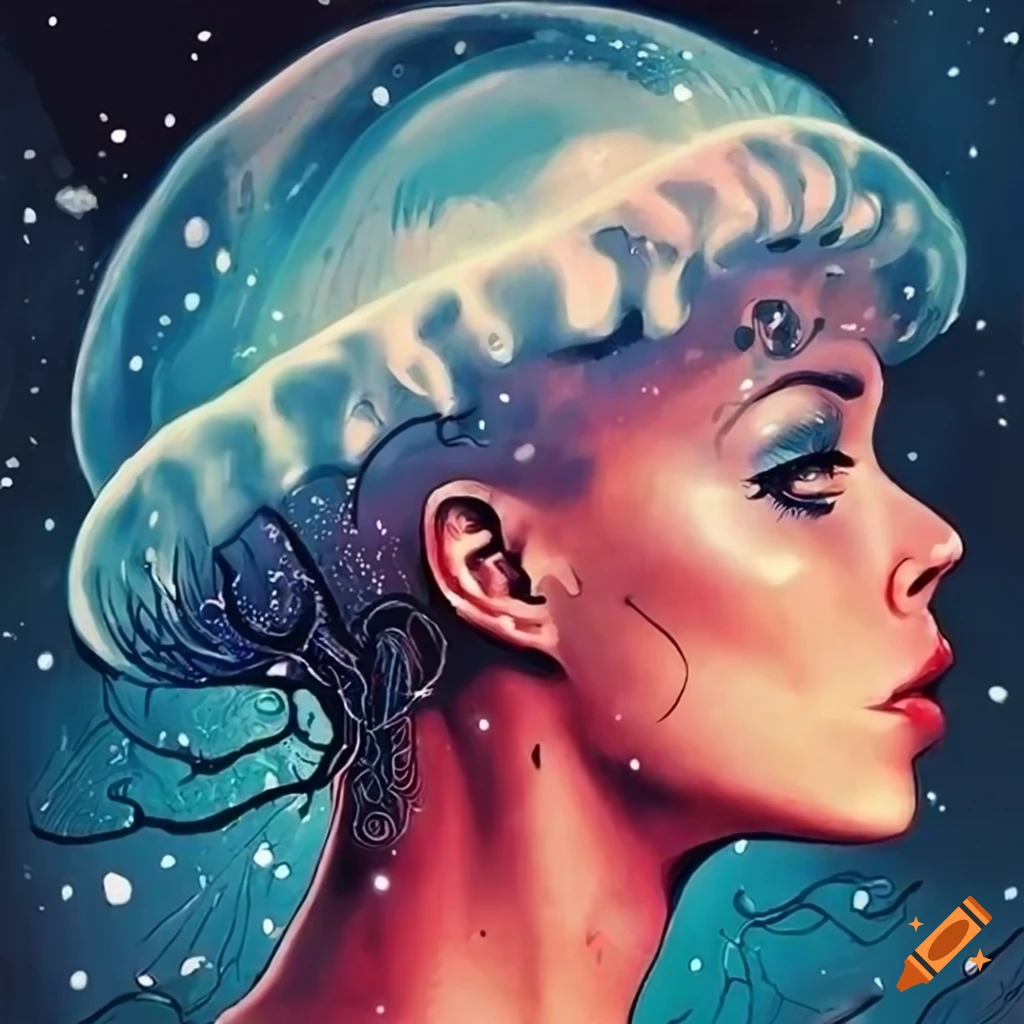 Stunning noir graphic novel with a villain on Craiyon