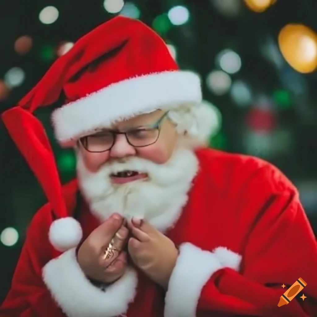 Christmas image with santa claus on Craiyon