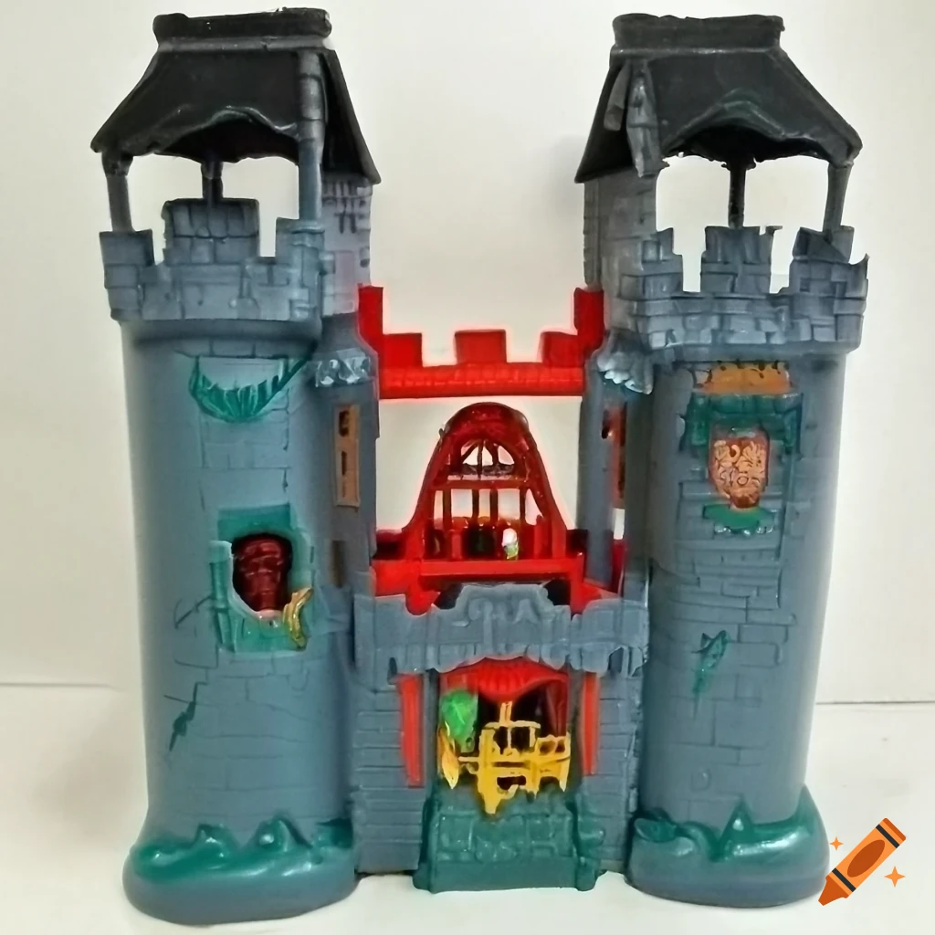 Vintage haunted castle playset from 1986