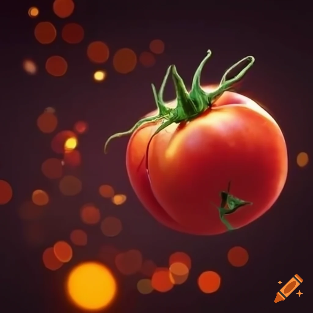 illustration-of-a-magic-card-with-a-cooked-tomato-on-craiyon