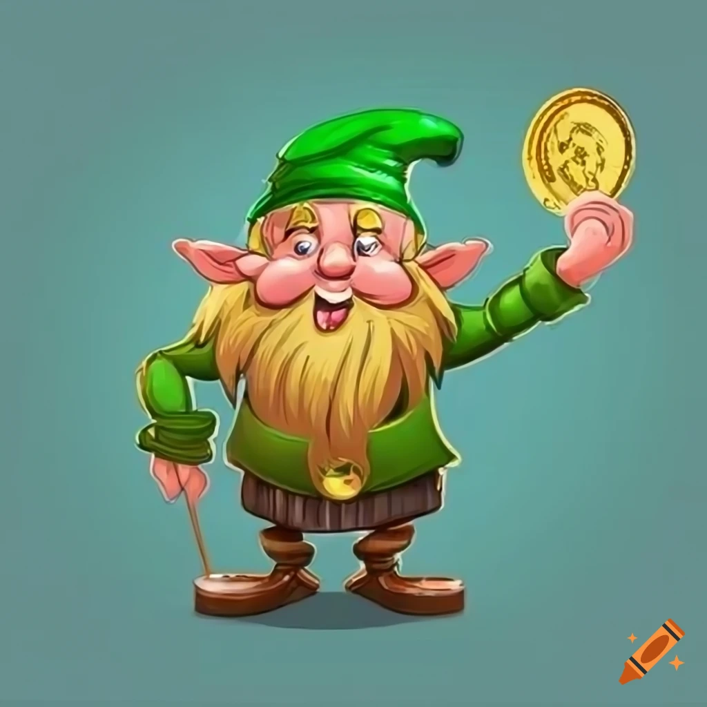 cartoon-dwarf-holding-a-gold-coin-on-craiyon
