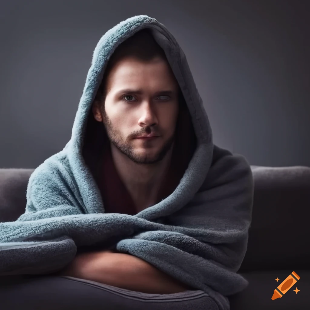 Dark Haired Irish Man Relaxing At Home On Craiyon