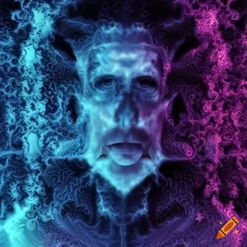 Abstract fractal artwork on craiyon