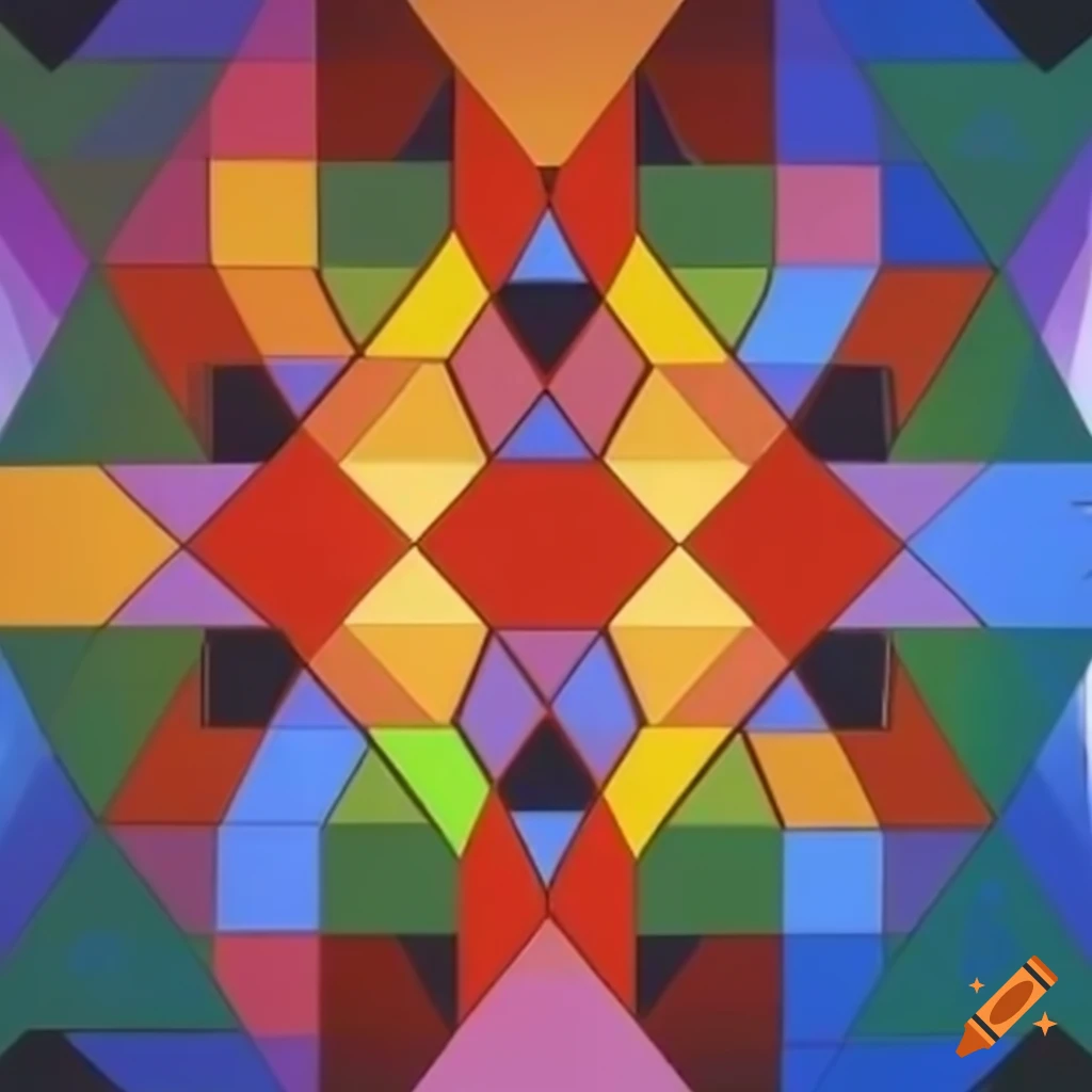 geometric and surrealistic artwork by Victor Vasarely