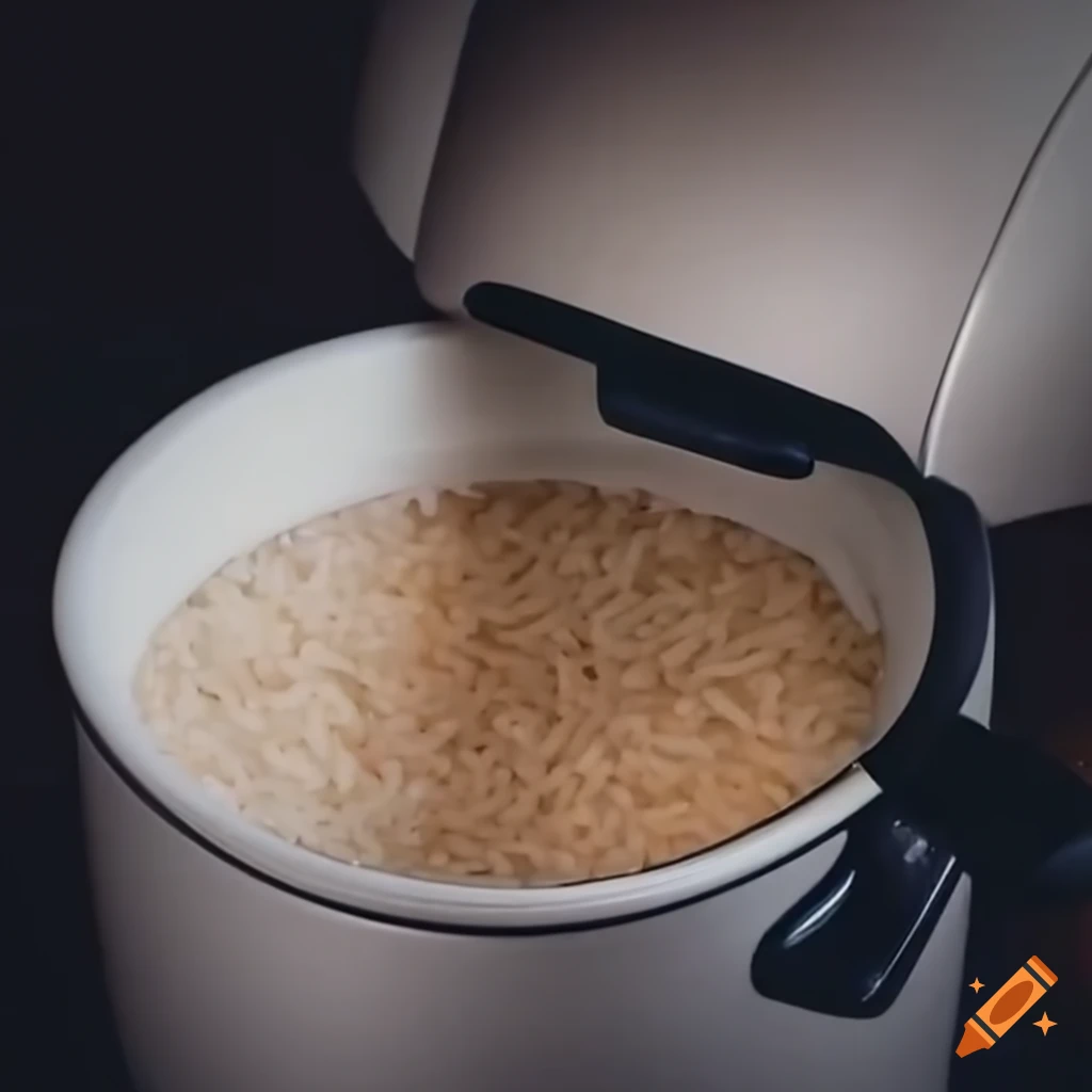 Aggressive dark rice cooker on Craiyon