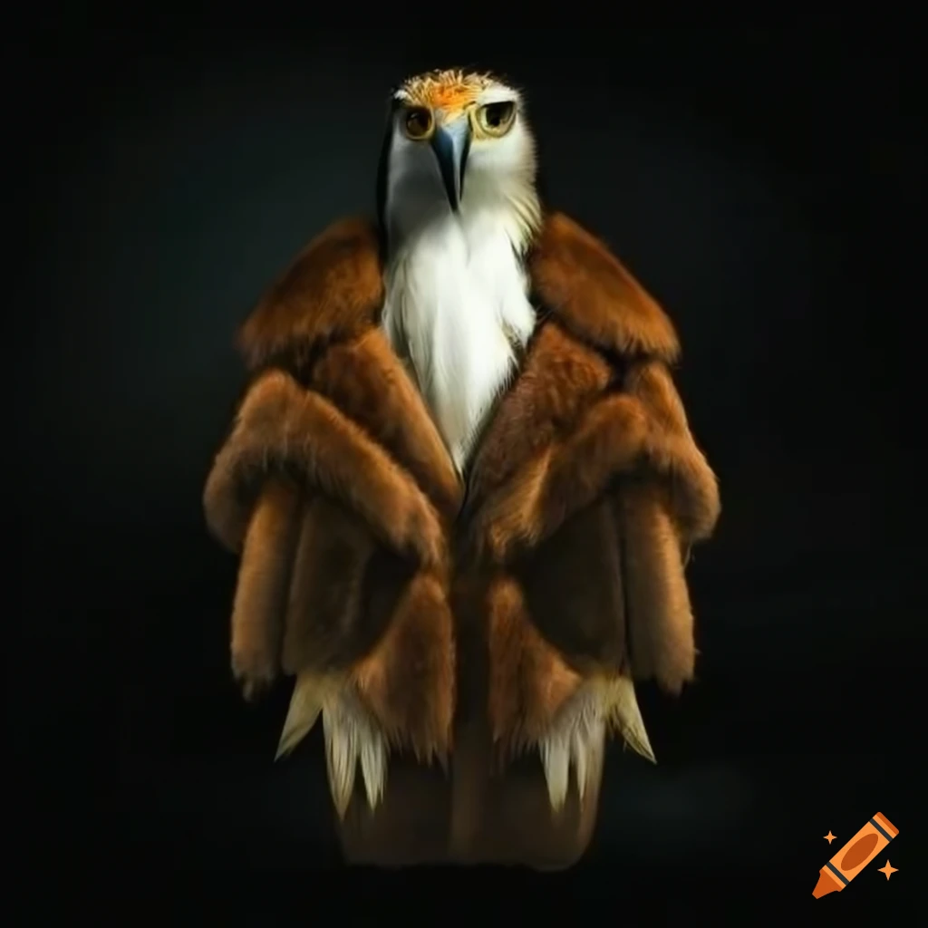 surreal-image-of-a-hawk-in-a-mink-fur-coat-on-craiyon