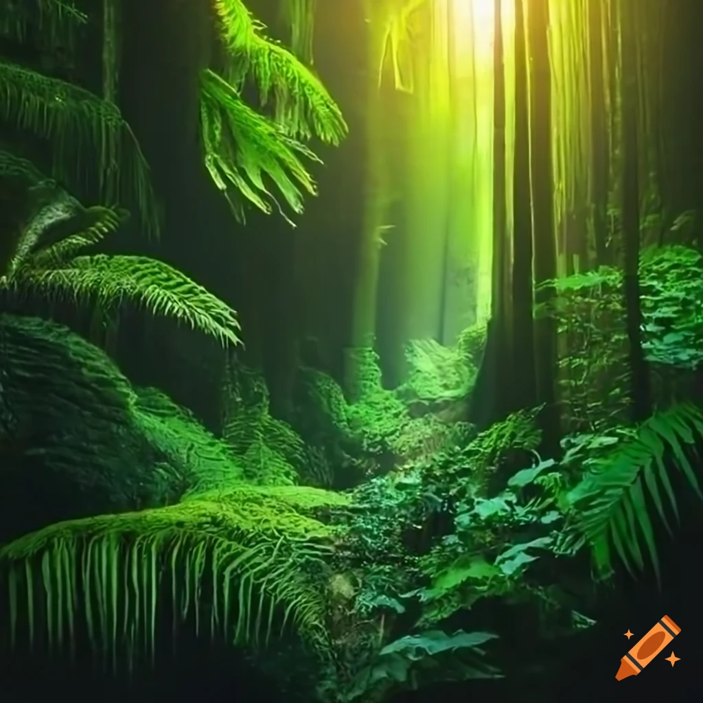 lush green rainforest