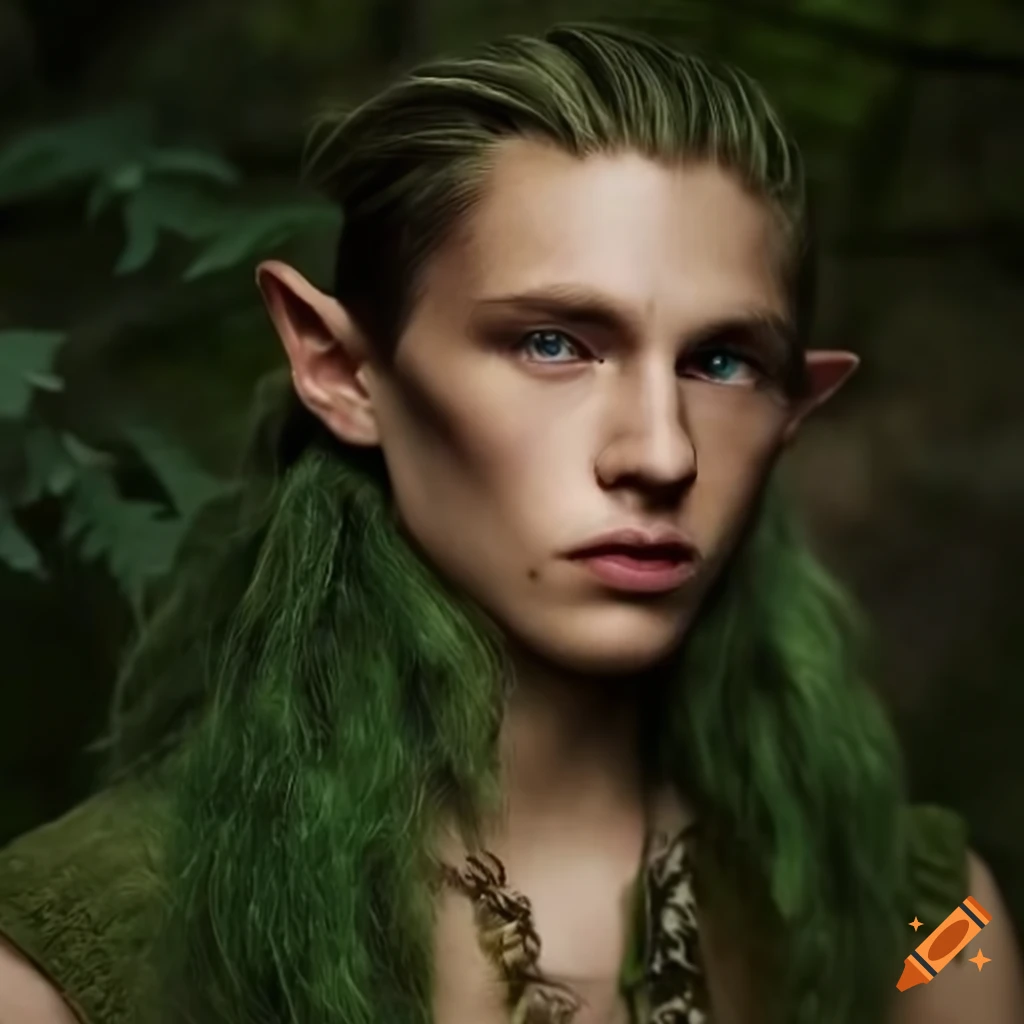 image of a male elf druid