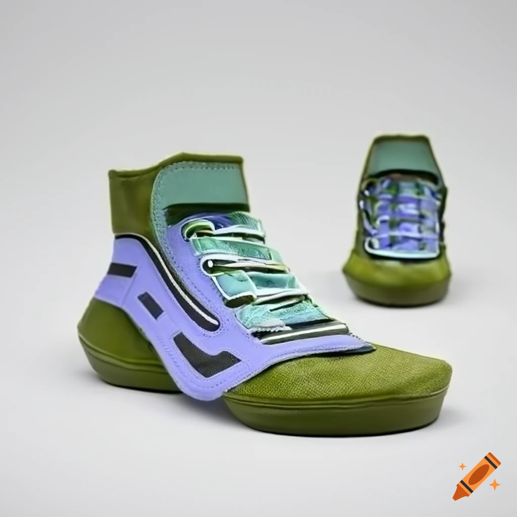 Bulky futuristic vans shoes with organic design