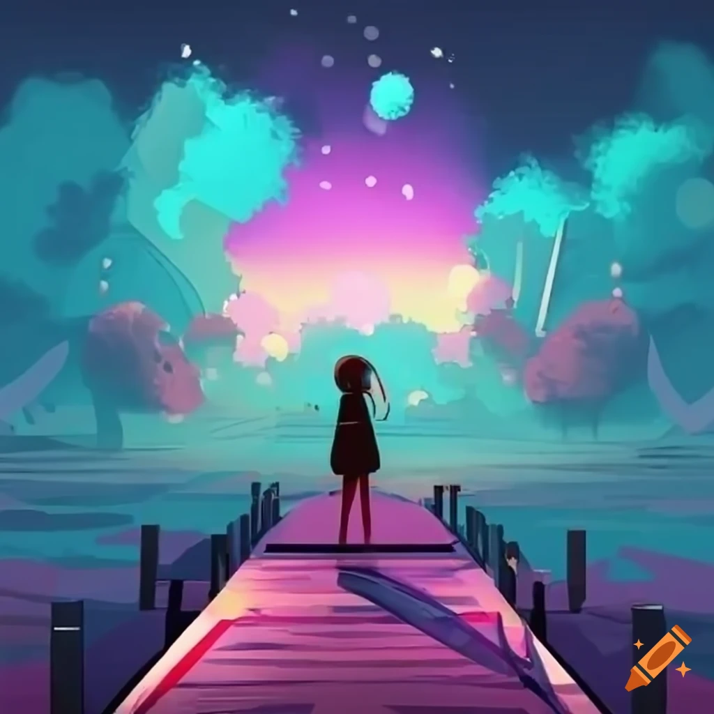 artistic rolling sky level for nine year anniversary