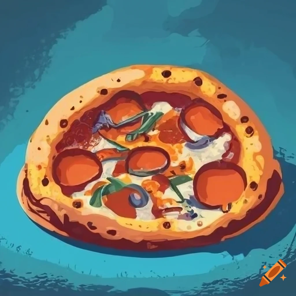 poster design for Cottage Inn pizza place in Midland
