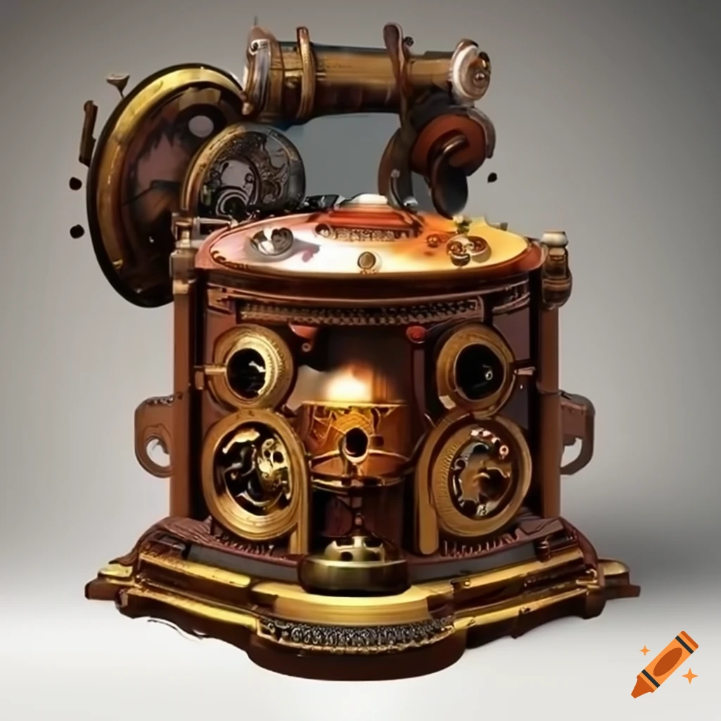 Steampunk imac computer on craiyon