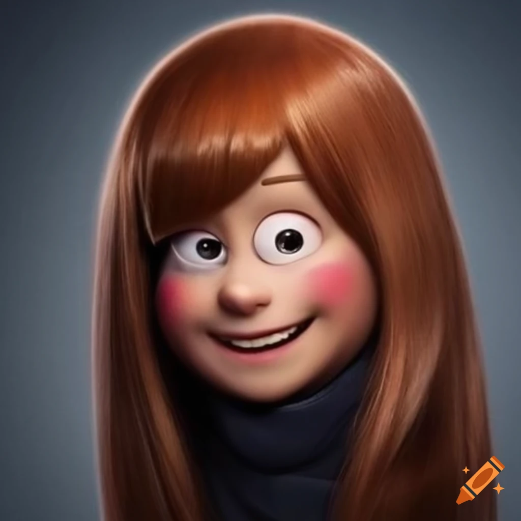 Realistic portrait of mabel pines from gravity falls