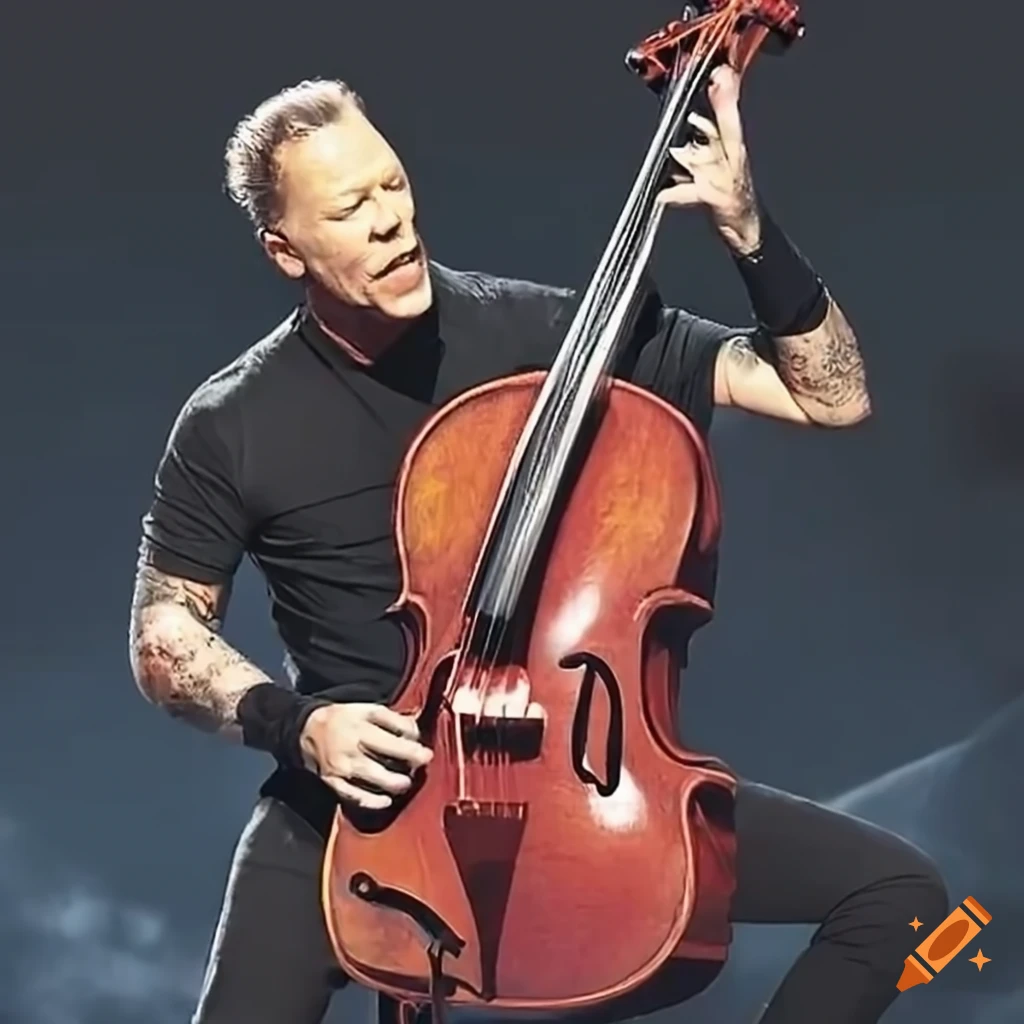 Metallica playing the cello