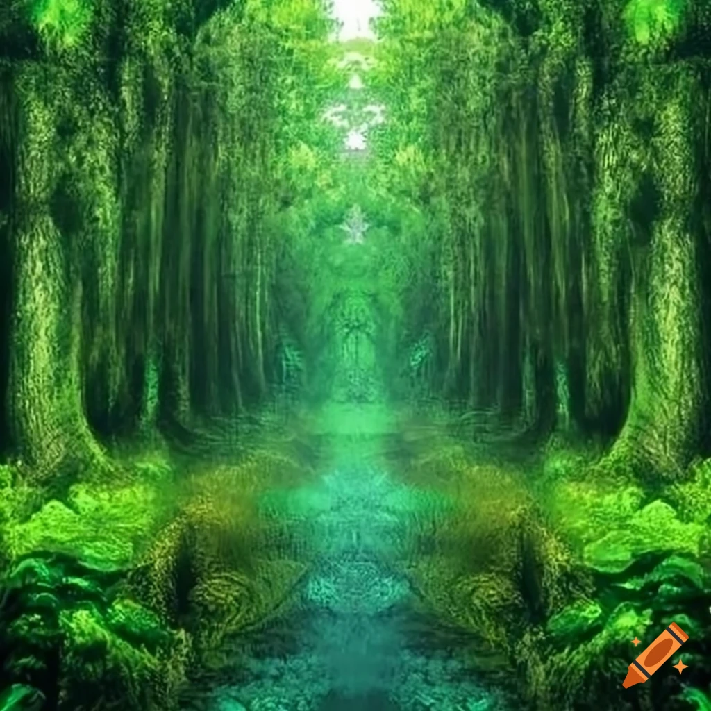image-of-a-thick-green-forest-on-craiyon