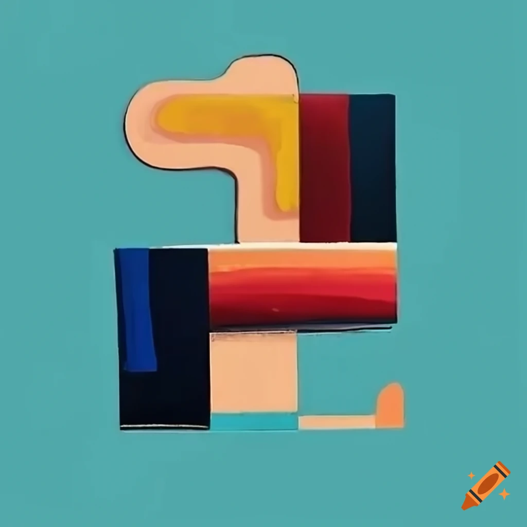 Abstract Painting With Road References And Simple Shapes On Craiyon