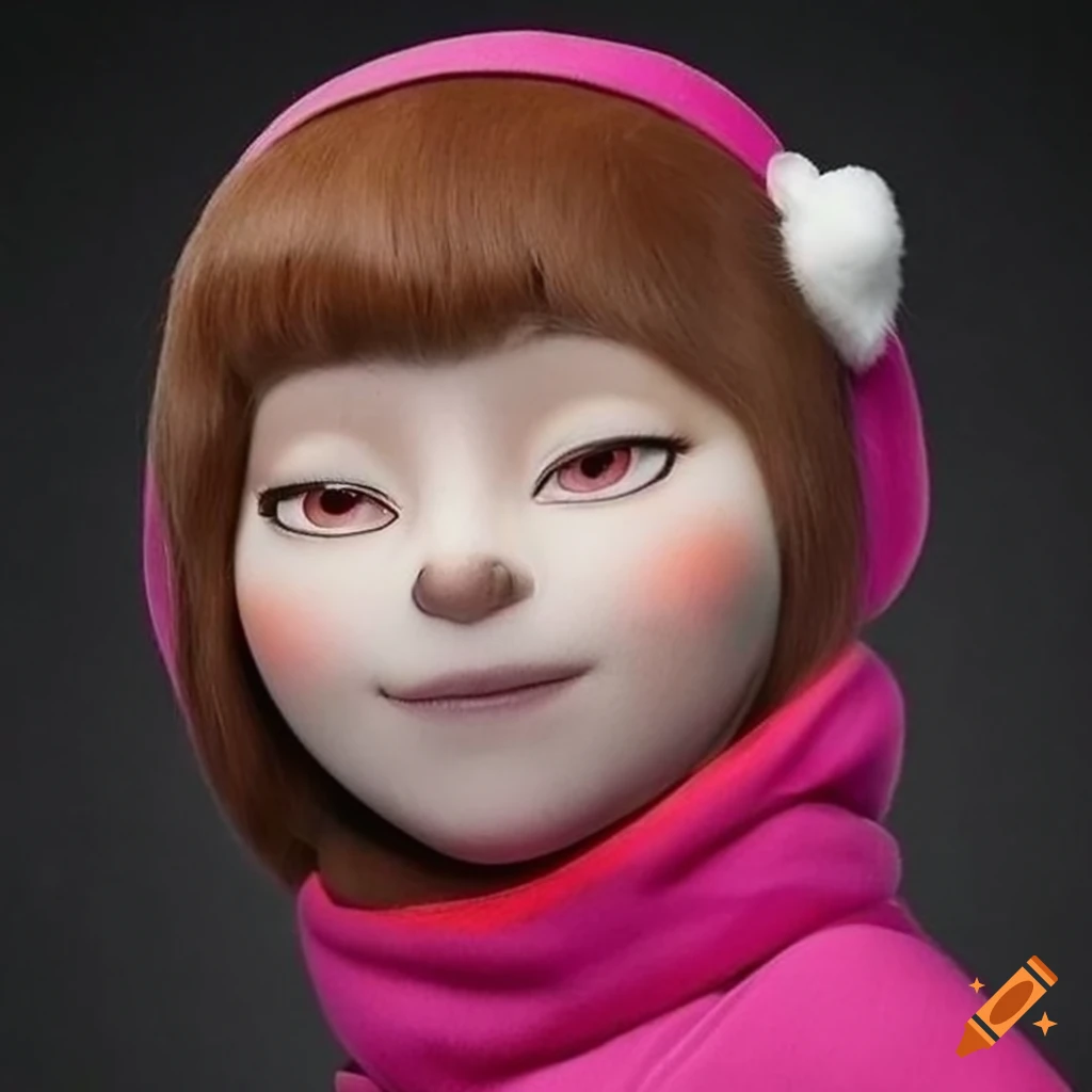 Detailed portrait of mabel pines from gravity falls on Craiyon