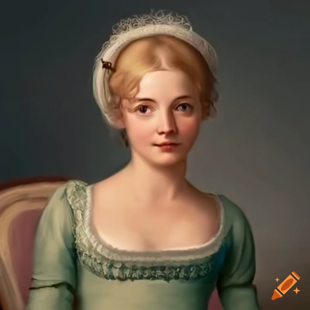 portrait of Emma Woodhouse from Jane Austen's "Emma"