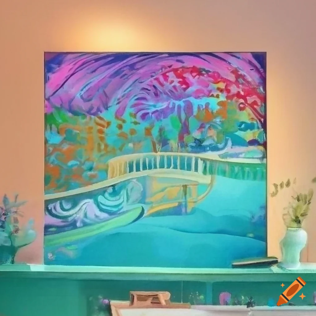 Acrylic painting of ethereal beauty in pastel colors on Craiyon