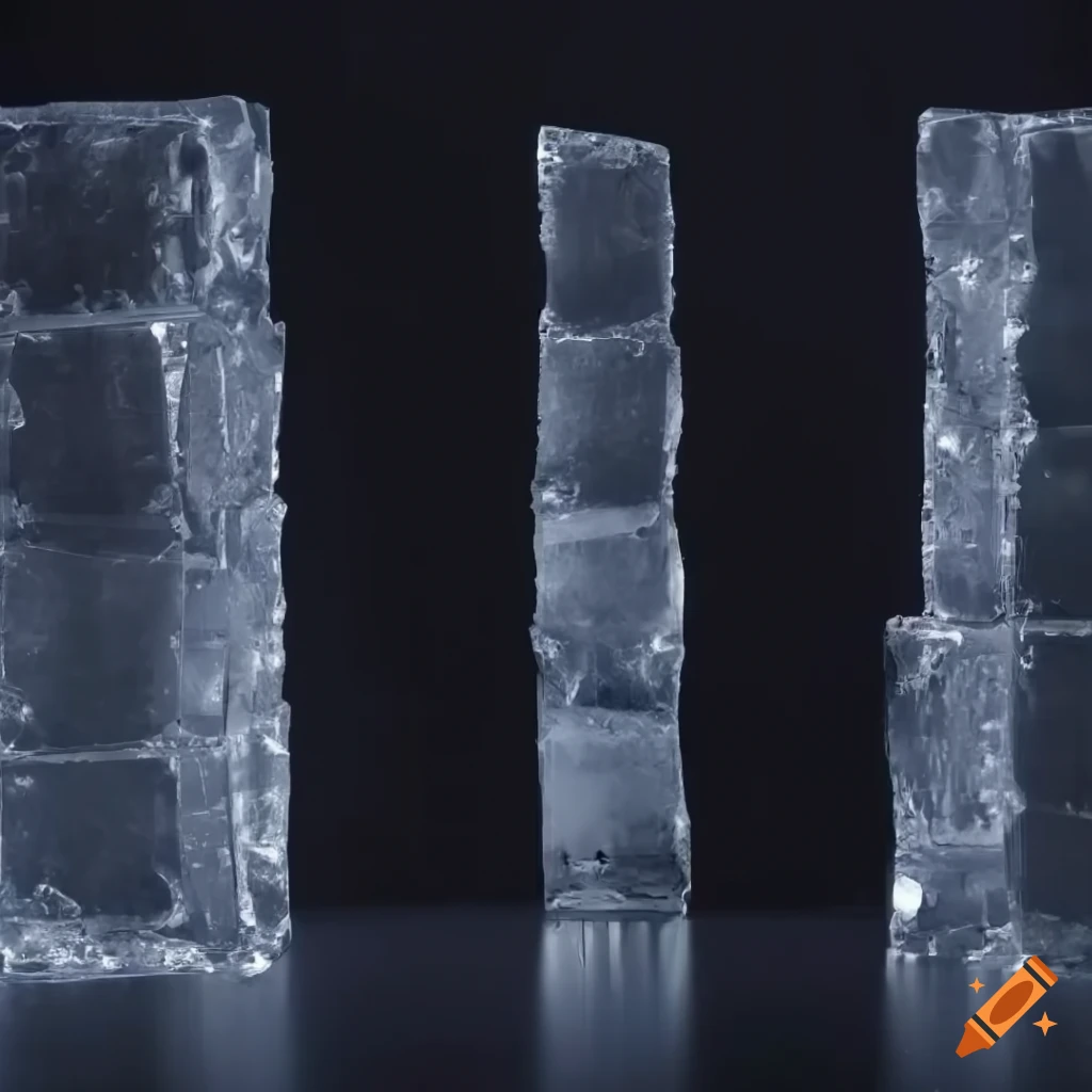 ice block wall in a video game