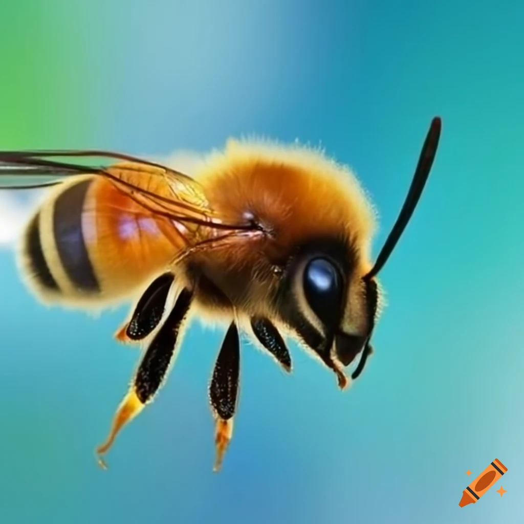 Close-up of a bee