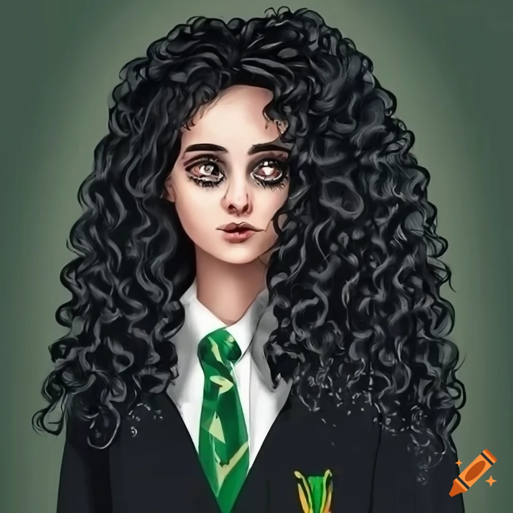 Girl from harry potter in slytherin house