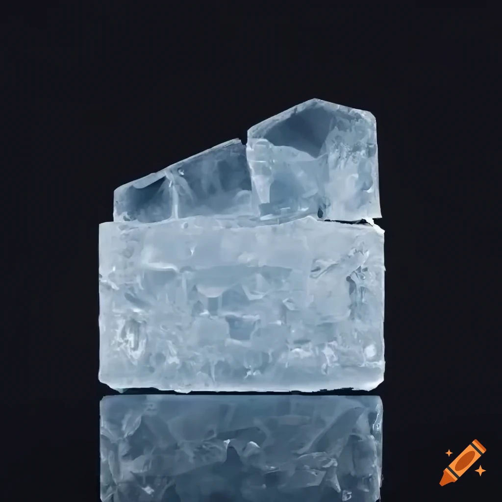 pixel art ice wall in a 2D game