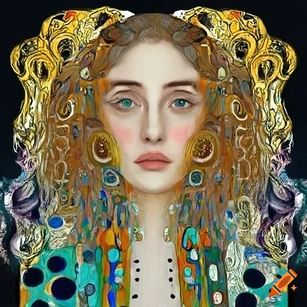klimt-inspired-artwork-depicting-the-element-of-air-on-craiyon