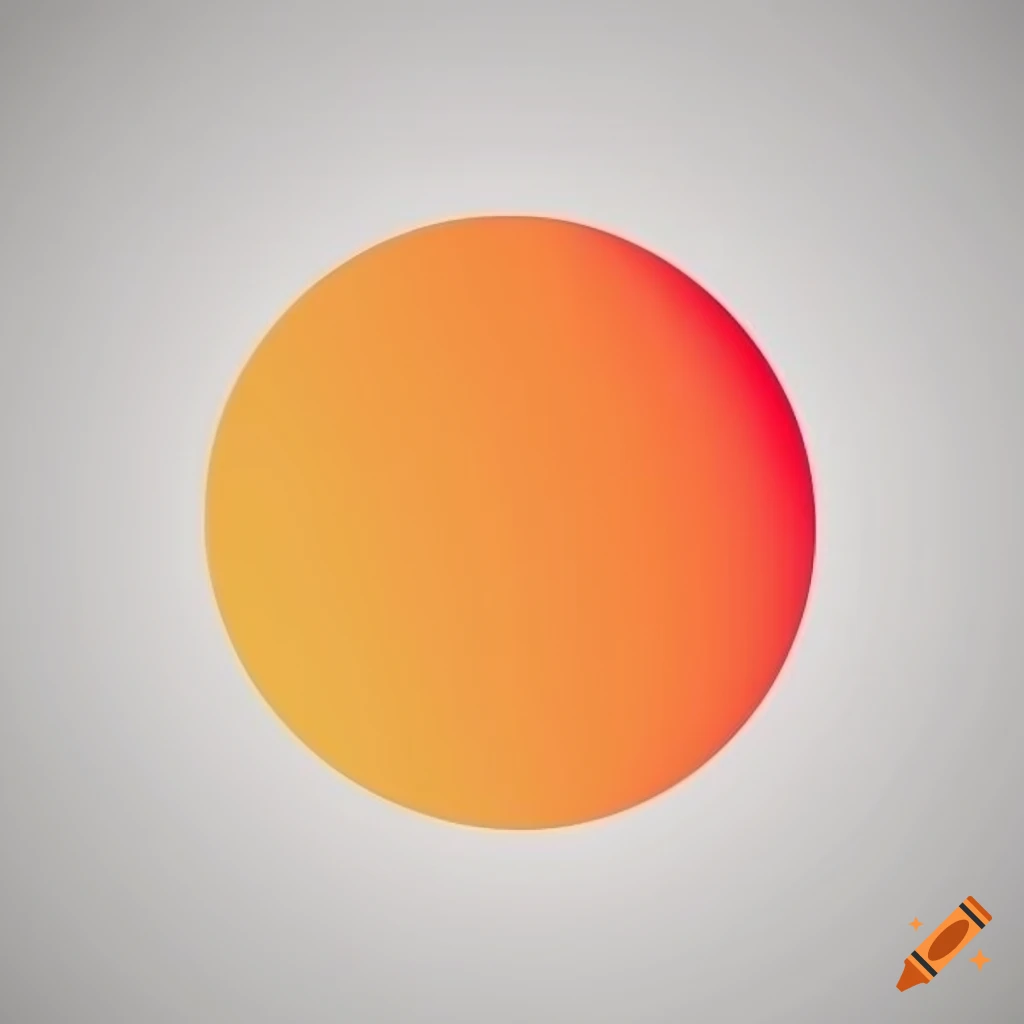 simple orange gradient logo on a white background