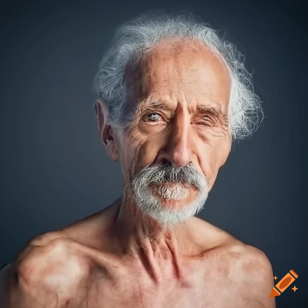 Humorous image of a skinny old man enjoying sunshine and cannabis on ...