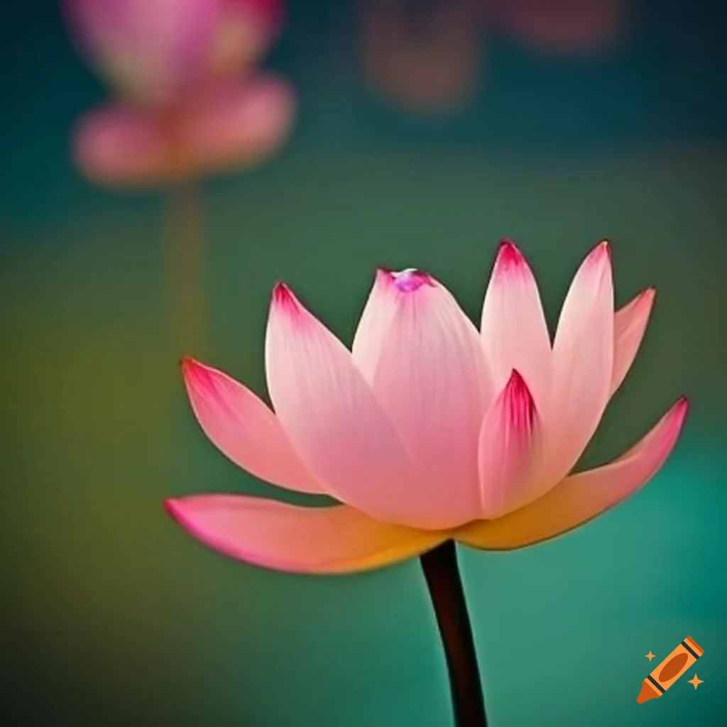 close-up of a beautiful lotus flower
