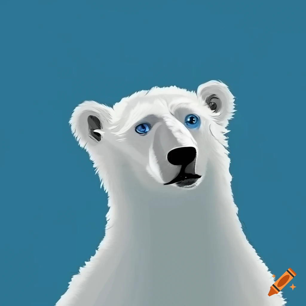 profile picture of a polar bear in a blue jumpsuit