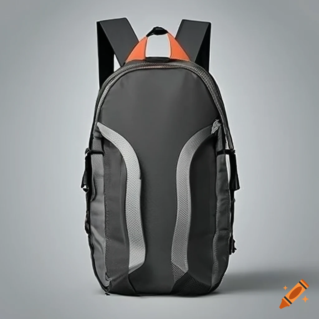 futuristic minimalist backpack with GPS technology