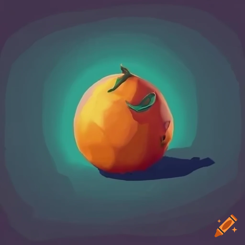 Sea Of Thieves Inspired Orange Fruit Art On Craiyon
