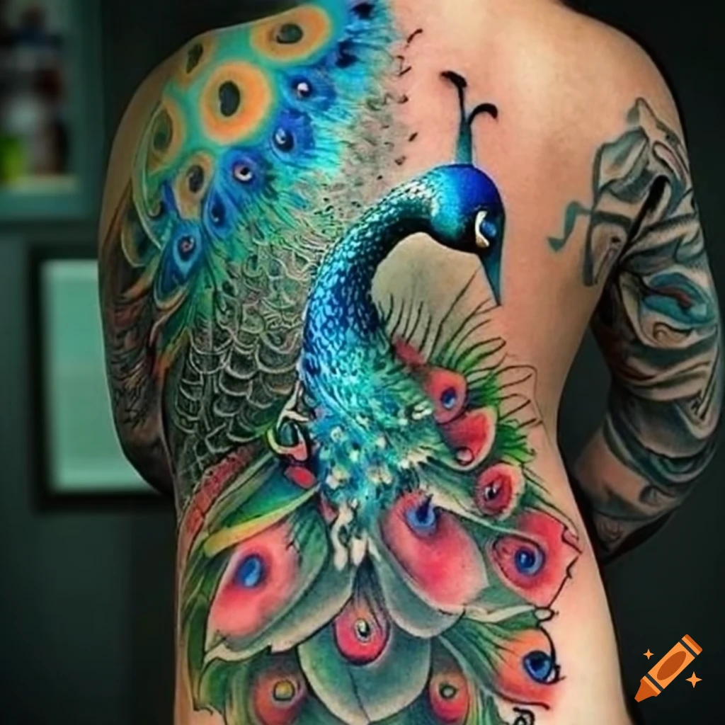 Cloud — su peacock tattoo?