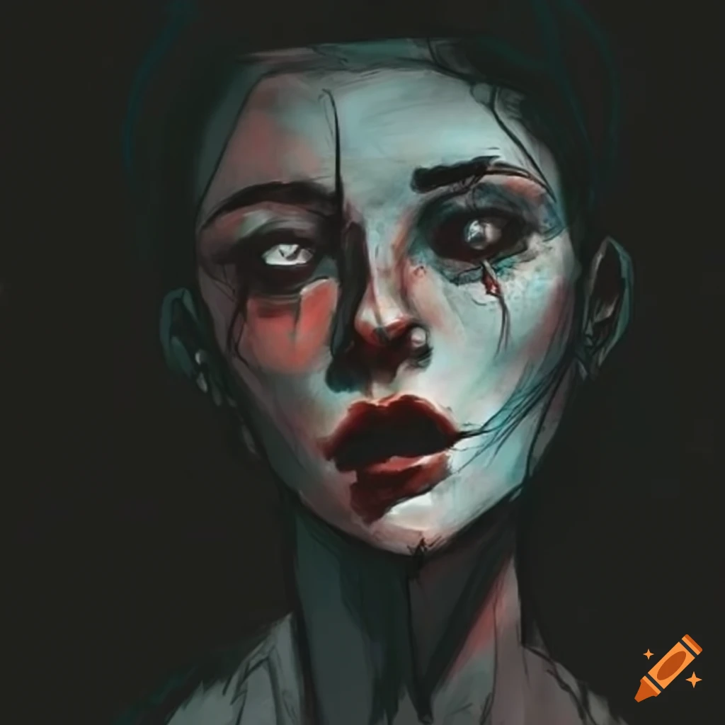 Sketch Depicting A Personality Disorder