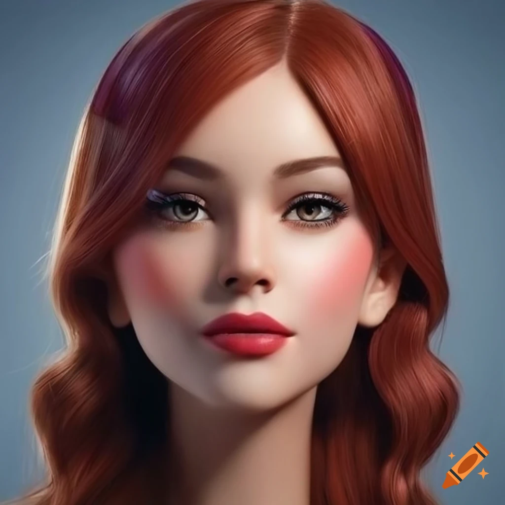Enhanced Portrait Of Mabel Pines In Real life Style Enhanced Portrait Of Mabel Pines In Real life Style