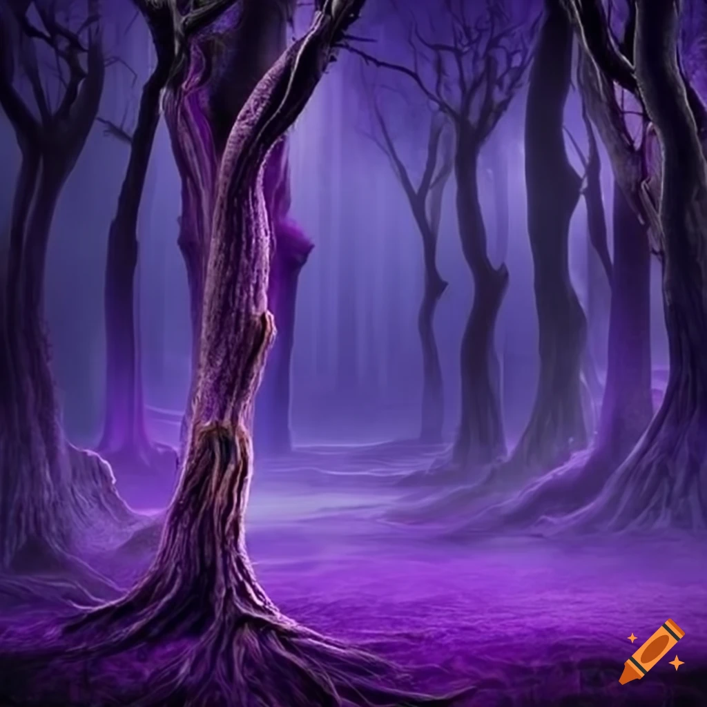 Purple Fantasy Forest