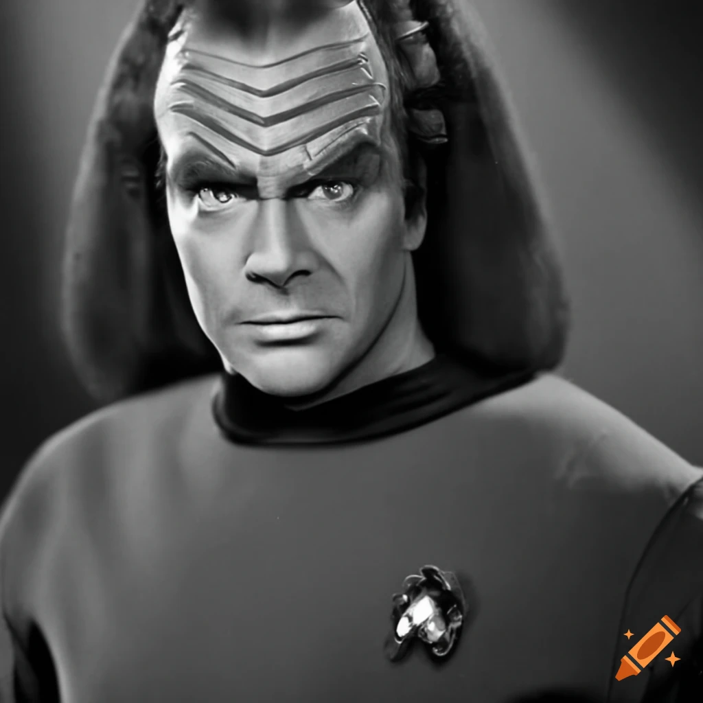Fan art of young captain kirk as a klingon