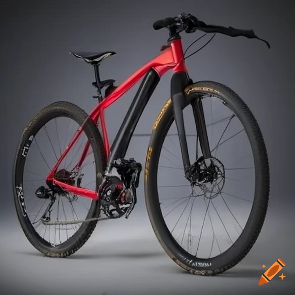 Innovative bike using pedal power as energy on Craiyon