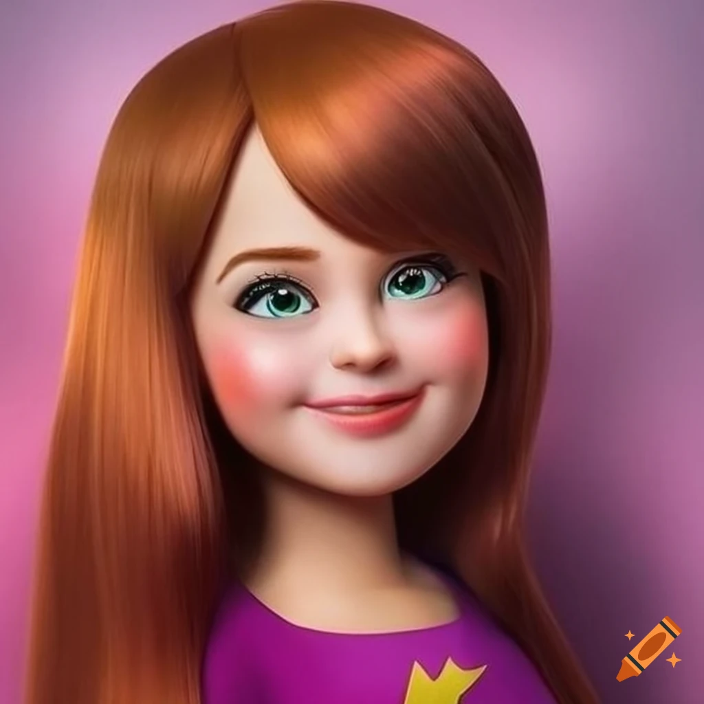 Realistic portrait of mabel pines from totally spies