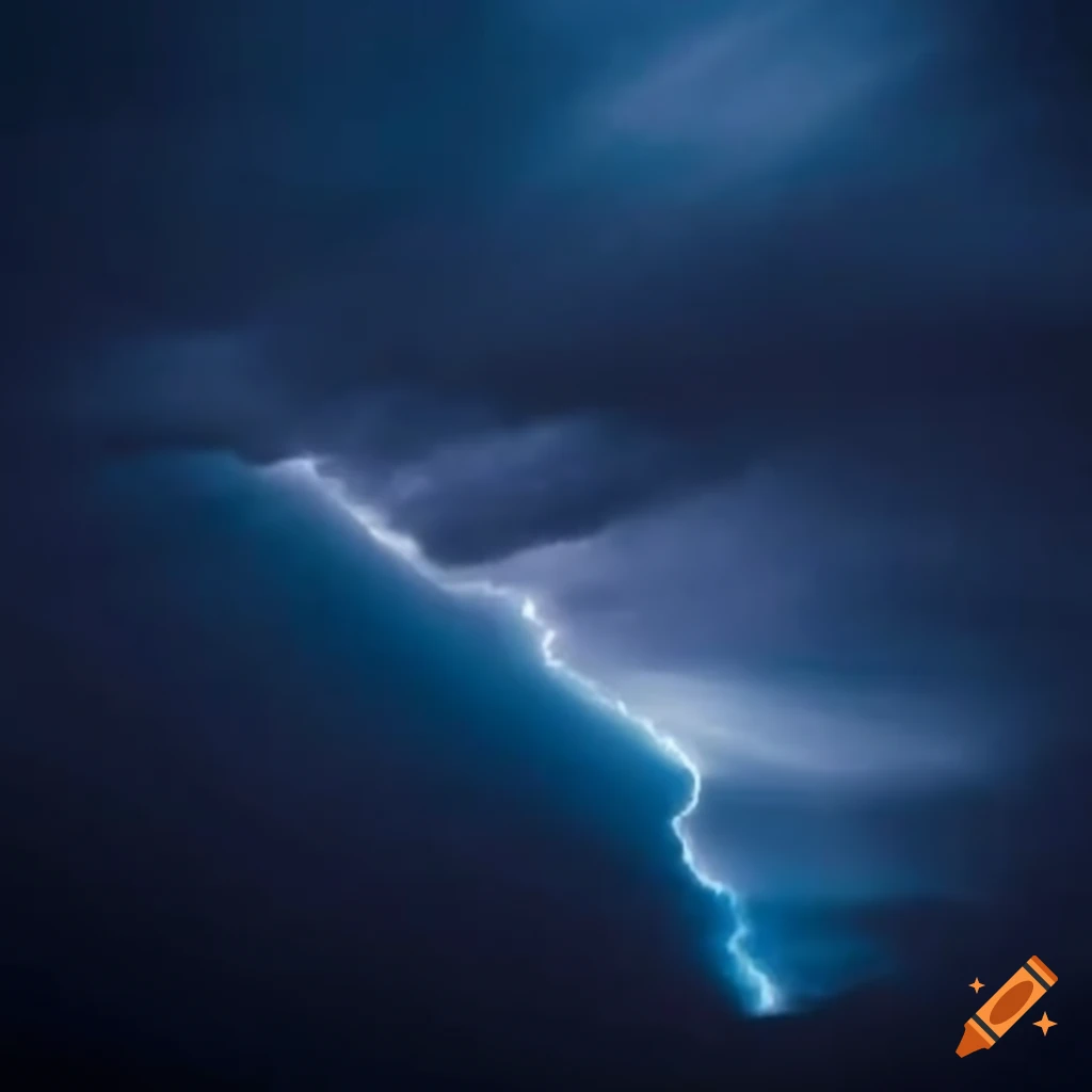 view of stormy sky from a Boeing 727