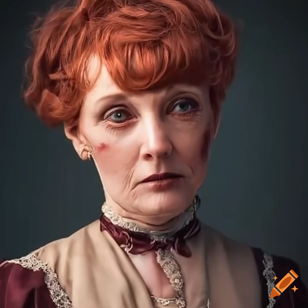 portrait of a sorrowful woman in victorian attire
